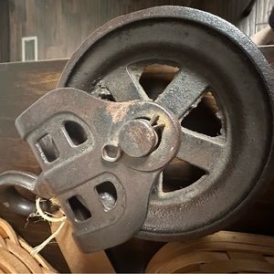 Antique pulley
